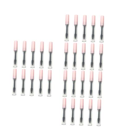 Healvian 30 Pcs Air Traffic Control Wand Transparent Mascara Refillable Mascara Tube Gold Makeup The Pet 1 g (Pack of 1) Pinkx3pcs