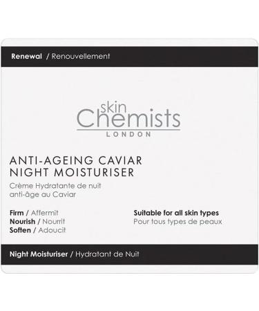 skinChemists Anti-Ageing Caviar Night Moisturiser v2017 50ml Anti-Ageing Caviar Night Moisturiser 50 ml - Buy Online on GoSupps.com