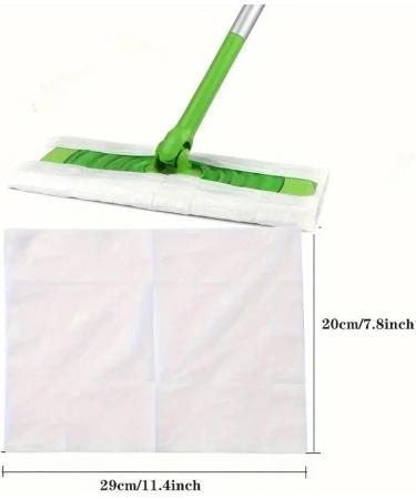 Dry Floor Cloths - 100X Large Floor Cloths for Sweeping - Pet Sweeping Refills Cloths Dusting Cloths Soft Duster Refills for Most Square Mops - Buy Online on GoSupps.com