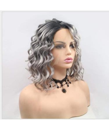 BGHJUE Wig Accessories Women Synthetic Wigs With Bangs Hair Realistic Simulation Scalp Wig Natural Short Volume