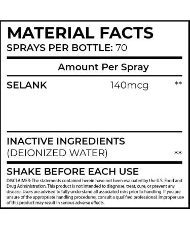 Quality Sprays Clarity Nasal Spray - Selank 140mcg per Spray - Free 2 Day UPS AIR Shipping Orders - Buy Online on GoSupps.com