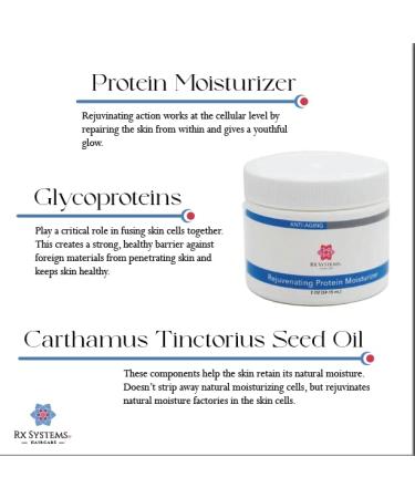 Rejuvenating Protein Moisturizer Dermatologist-Developed Collagen Face Cream with Proteins and Peptides for Facial Skin Elasticity and Youthful Glow - Anti-Aging Peptide Moisturizer that Treats Fine L - Buy Online on GoSupps.com
