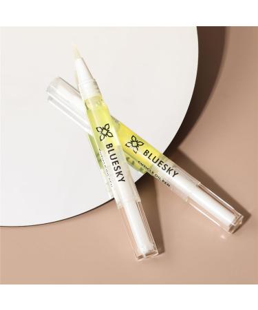 Bluesky Hydrating Cuticle Oil Pen - Hand & Nail Treatment with Sweet Almond Oil, Coconut, and Jojoba for Dry Cuticles - Buy Online on GoSupps.com