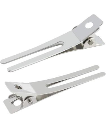 50 Pieces Silver Hairdresser Hair Clips - Professional Hair Styling Clamps for Salons & Home Use - Buy Online on GoSupps.com