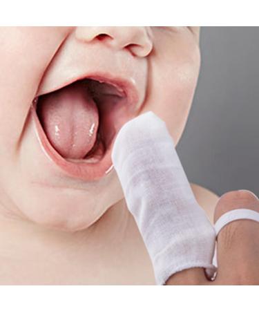 Healvian Baby Toothbrush Gauze - 18 Pieces for Gentle Mouth Cleaning & Teething Relief | Safe Disposable Brush for Toddlers & Infants - Buy Online on GoSupps.com