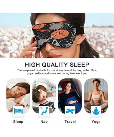 Sport Basketball Hoop Sleep Mask - For Restful Sleeping & Sports Enthusiasts - Buy Online on GoSupps.com