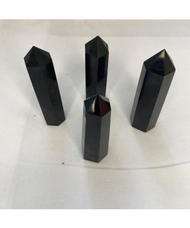 4 pcs Beautiful Natura lobsidian Crystl Pillar Tumble Pocket Crystal Gift Stone|Stones| - Chakra Reiki Balancing - Buy Online on GoSupps.com