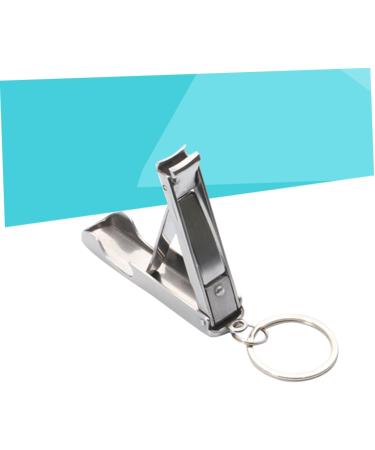 Ipetboom Stainless Steel Bottle Opener Stainless Steel Nail Clipper Stainless Steel Keychain Fold Nail Clippers - Buy Online on GoSupps.com