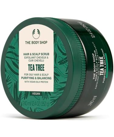 The Body Shop Tea Tree Purifying & Balancing Hair & Scalp Scrub Vegan Silk Protein 240ml - Buy Online on GoSupps.com