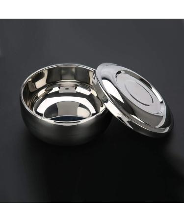 Premium Stainless Steel Shaving Soak - Modern Soap Peel for Men | Portable Shaving Shell with Mirror for Home & Salon Use - Buy Online on GoSupps.com