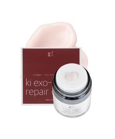 ki exo-laggen repair cream 30ml / 1.01 fl.oz High Collagen + Exosome Infusion | Korean Anti-Aging Face Cream for Radiance Firmness & Glow