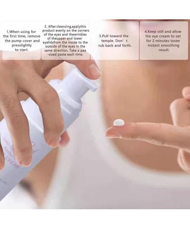 JTCAI Eye Cream 1oz - Anti Aging Treatment for Wrinkles, Puffiness, Dark Circles & Fine Lines - Under Eye Bags & Crow's Feet Reduction - 30ml - Buy Online on GoSupps.com