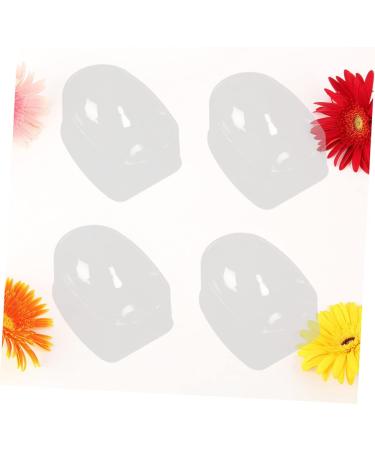 Healeved 4 Pcs Powder Container Dip Powder Nail Kit Manicure Container Nail Salon White Fingernail Polish French Manicure Dip Container Nail Gel Polish Jar Acrylic Nail Set 4pcs As Shown - Buy Online on GoSupps.com