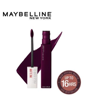 Maybelline SuperStay Matte Ink Liquid Lipstick - Escapist 0.17oz (Pack of 1) - Buy Online on GoSupps.com