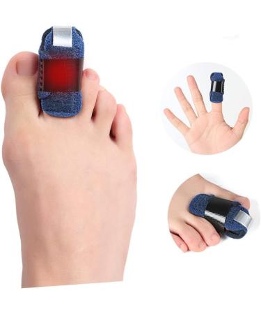 Cabilock Thumb Splints 3pcs - Toe Strap Retainer Holder for Pain Relief and Support - Finger Splint for Sprained Toe - Blue 11.5X2.5CM - Buy Online on GoSupps.com