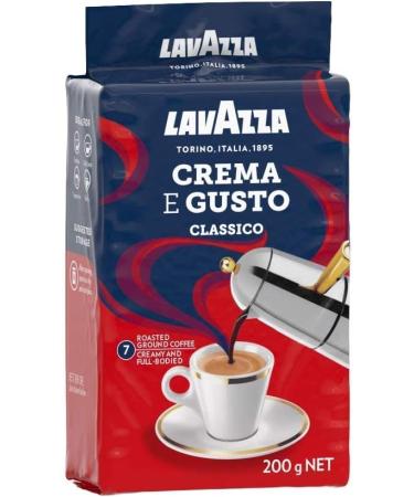 Lavazza Crema e Gusto Arabica and Robusta Dark Roast Ground Coffee 250 g (pack of 8) & Qualita Rossa Arabica and Robusta Medium Roast Ground Coffee 250 g (Pack of 12) Crema e Gusto + Medium Roast Ground Coffee 250 g  - Buy Online on GoSupps.com