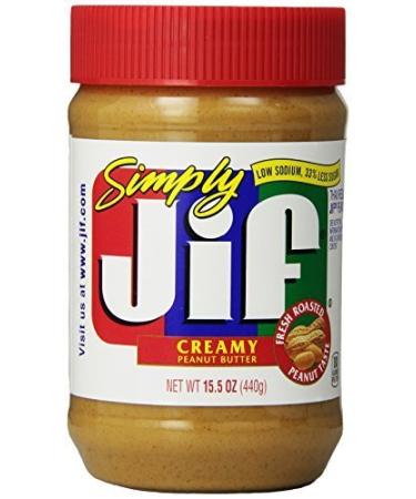 Jif Peanut Butter Simply Jif Creamy 15.5 oz by Smucker's - Buy Online on GoSupps.com