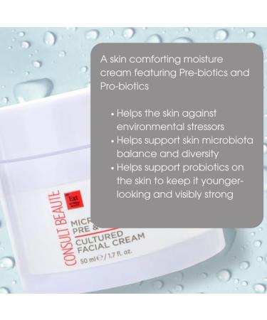 Consult Beaute - MICROBIOME Skin Barrier Moisture Balancing Skin Care Trio - Serum Concentrate Hydrating Facial Cream & Kombucha Face Wash - For All Skin Types - Lightweight - For Women and Men - Buy Online on GoSupps.com