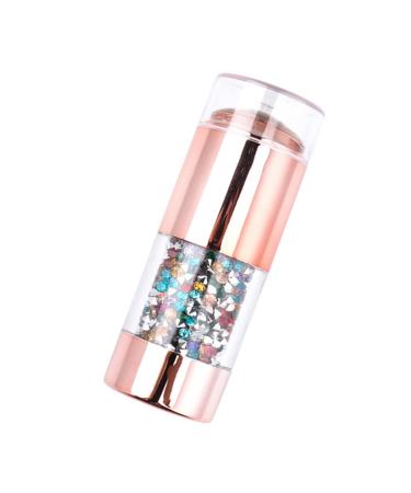 minkissy 1 Set Double-headed Silicone Diamond Seal Nail Art Jelly Stamper Jelly Nail Stamper Tool Convenient Rhinestone Stamp Nail Craft Kits Silicone Nail Tools Crafts Silica Gel Flash 8.6X3cm Colorful