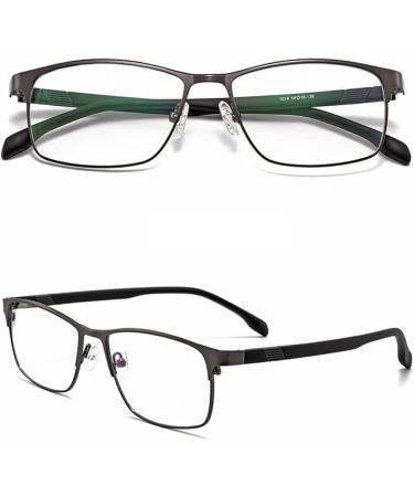 Riccie Photochrome Men's Reading Glasses - UV Protection Metal Frame Aspherical Resin Diopter +0.25 to +3.0 - Perfect for Outdoor Use - Buy Online on GoSupps.com