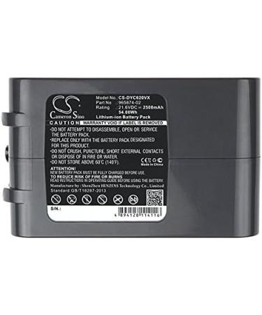 2500mAh Replacement Battery for DY 205794-01/04 V6 Top Dog Total Clean & Trigger - International Shipping Available - Buy Online on GoSupps.com