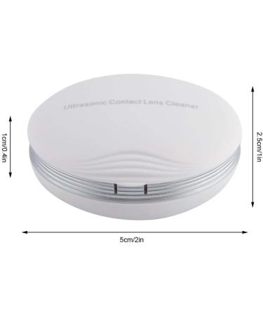 Ultrasonic Contact Lens Cleaner - Eye Protein Cleaning Case with USB - Daily Care Device (White) - Buy Online on GoSupps.com