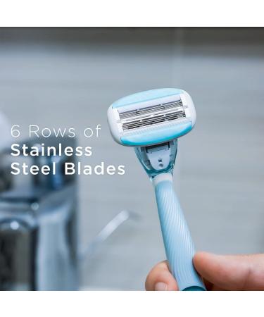Dorco Shai 6 Razor - 6 Blade Shaving System Value Pack (6 Cartridges + Handle) - Buy Online on GoSupps.com