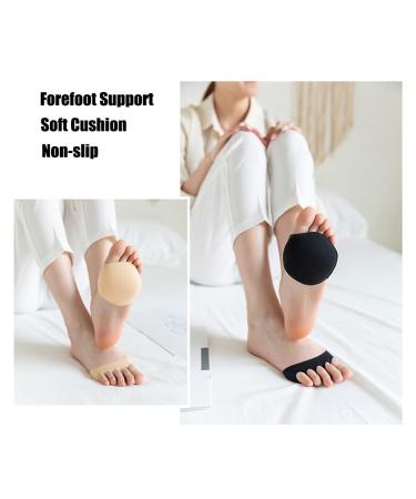 5 Pairs Honeycomb Fabric Forefoot Pads - Soft Metatarsal Cushions & Invisible Toe Covers for High Heels & Sandals - Buy Online on GoSupps.com