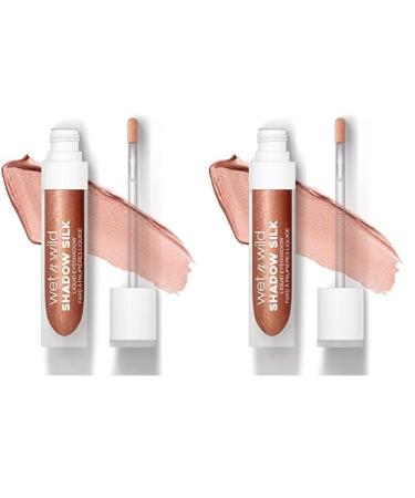 wet n wild Shadow Silk Liquid Eyeshadow Heart Of Rose Gold (Pack of 2) Heart Of Rose Gold 0.18 Fl Oz (Pack of 2)