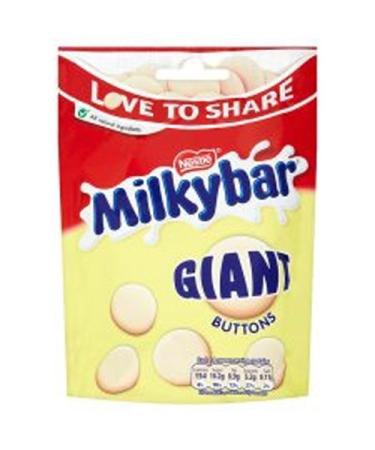 Milkybar Nestl Milkybar Bag of Giant Buttons 125g