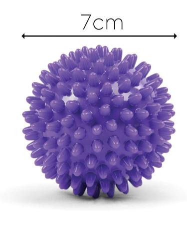 Fitness-Mad Spitzeny Massage Ball (Large) - 7cm Purple | Perfect for Muscle Relief & Recovery | International Shipping Available - Buy Online on GoSupps.com