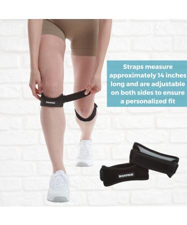 Patella Tendon Knee Strap 2 Pack - Knee Pain Relief Support Brace for Sports & Activities - Buy Online on GoSupps.com