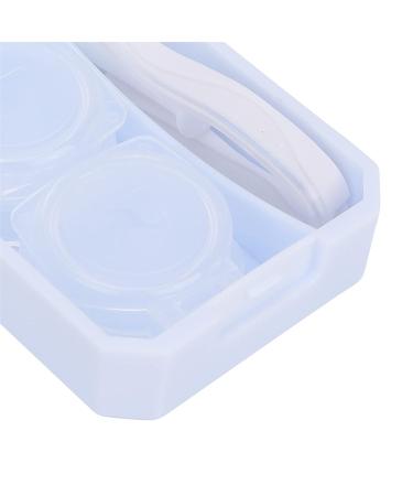 ANGGREK Contact Lens Box | Storage Container with Mirror & Tweezers (Blue) - International Shipping Available - Buy Online on GoSupps.com