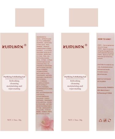 KUIRUNRX Exfoliating gel gentle facial cleansing exfoliator cleanser deep cleansing moisturizing exfoliator gel for the whole body 1 piece - Buy Online on GoSupps.com