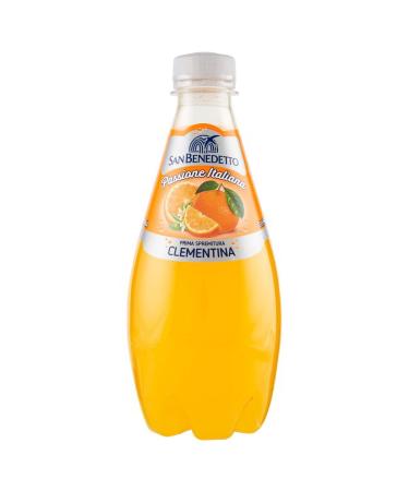 San Benedetto Prima Spremitura Clementina Passione Italiana PET 40 cl Soda 100% Italian carbonated drink oranges Lemonade
