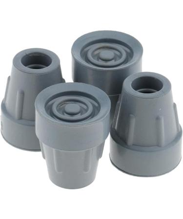 dailymall 16mm 4x Rubber Anti Skid Tips For Walking Sticks Canes Crutches Walkers Grey - Buy Online on GoSupps.com