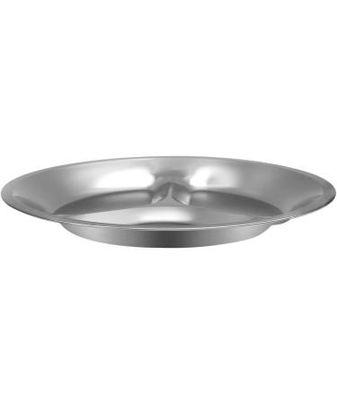 Bisgear Stainless Steel 6pcs 10.25 Divided Plates + Bowl Outdoor Dinnerware Set - BPA Free Round Plates for Backpacking, Hiking, Picnic & BBQ - Buy Online on GoSupps.com
