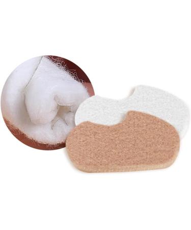 Protective Breathable Felt Forefoot Pads - 6 Pairs Adhesive Metatarsal Inserts for High Heels & Callus Relief - Buy Online on GoSupps.com