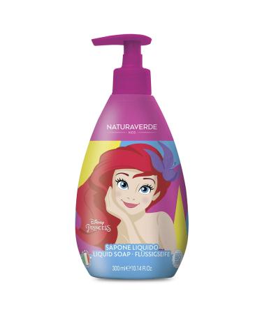 Naturaverde Naturaverde | Kids - Disney Princess - Liquid soap for children Ariel children's soap with cornflower extract organic hand soap 300 ml