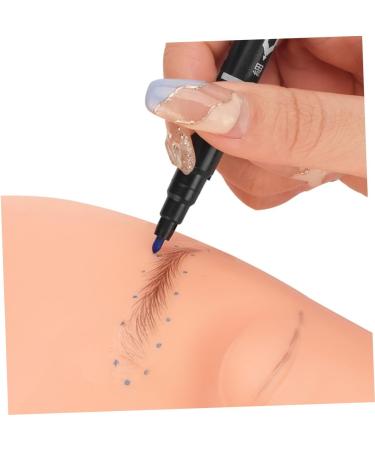 Healeved 50 Pcs Marker Pen Pencils Brow Pen Waterproof Brow Pencil Tool Plastic Blue - Buy Online on GoSupps.com