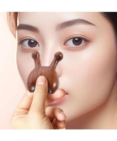 Beaupretty 2-Piece Wooden Facial & Body Massage Device - Multifunctional Acupuncture Tool for Relaxation & Wellness - Buy Online on GoSupps.com