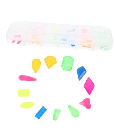 COHEALI 1 Box Diy Diamond Nail Art Set Manicure Beads Nail Charms Nail Art Rhinestones Nail Decorations for Nail Art Nail Art Accessory Nail Art Charms Accessories Strip 3d Metal