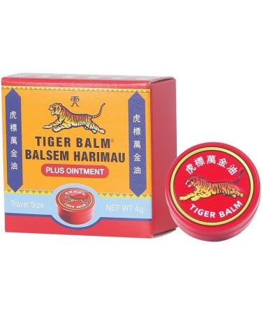 Pack de 5x Baume du Tigre Rouge 4g - Muscle et relaxation - Formule Intensive - Chauffante - Buy Online on GoSupps.com