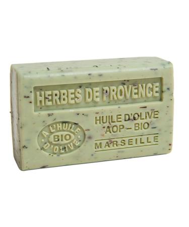 Savon de Marseille Exfoliating Soap Set - 100% Organic Olive Oil & Shea Butter - Herbs of Provence - 125g Bar - Ships Worldwide - Buy Online on GoSupps.com