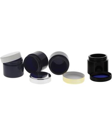 Buy Violet Miron Glass Ticking 50ml - Colored Lid Mix Set for Cosmetics | Premium Empty Cream Jars - Buy Online on GoSupps.com
