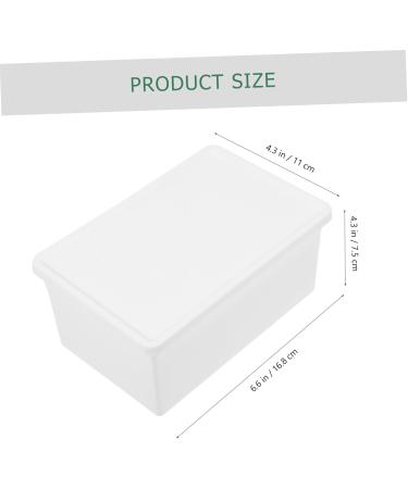NOLITOY Box Sheet Laundry Storage Box Plastic Drawers Organization Bucket Fragrant Chic 16.8X11X7.5CM White - Buy Online on GoSupps.com