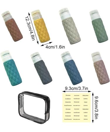kawehiop Toiletries Bottle With Spacious Opening For Easy Loading Travel Containers For Toiletries.travel Containers Label paper - Buy Online on GoSupps.com