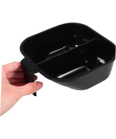 Veemoon 2pi ces Bol M langeur Plastique Noir Avec Compartiments Capacit Pour Coloration Et Teinture Des Cheveux Usage Personnel Et Salon - Buy Online on GoSupps.com