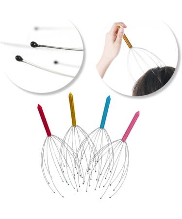 Beavorty 6 STK Head Massager Tool - Octopus Scalp Scratch & Deep Claw Massage for Ultimate Relaxation - Buy Online on GoSupps.com