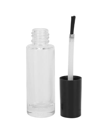 10 Pack Empty Nail Polish Bottles - 8ml Transparent with Brush & Funnels | Self-Filler Crystal Clear - Buy Online on GoSupps.com